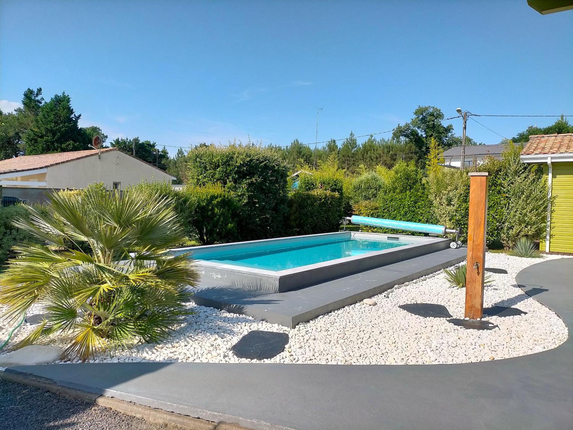 Gîte Les Bambous 2 pers 15 min océan calme jardin parking wifi Brach Extérieur photo