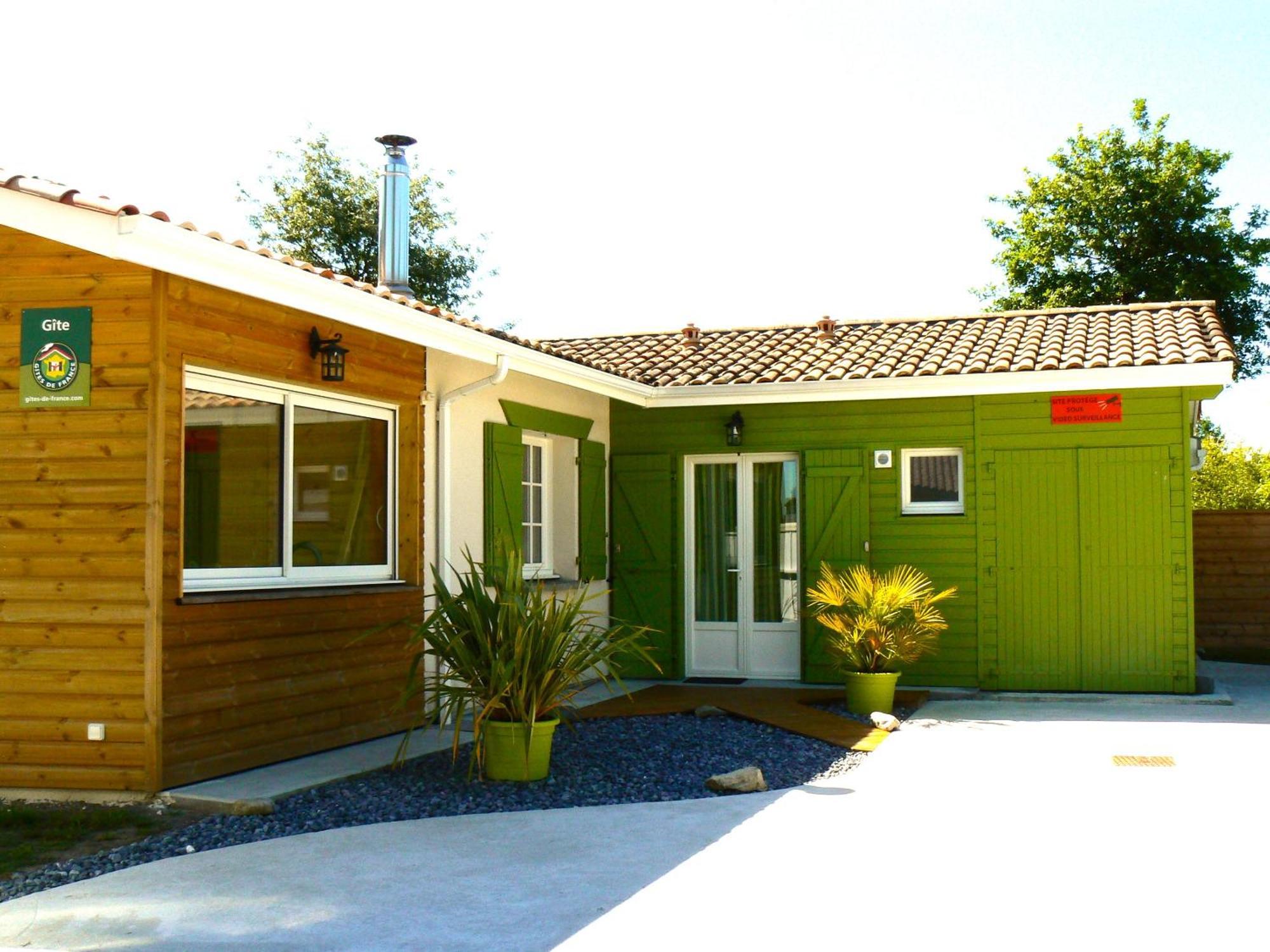 Gîte Les Bambous 2 pers 15 min océan calme jardin parking wifi Brach Extérieur photo